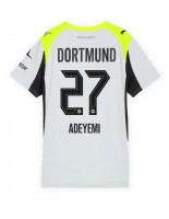 Borussia Dortmund Karim Adeyemi #27 Venkovní Dres pro Dámské 2025-26 Krátký Rukáv